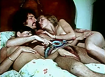 Two hairy seventies pussies penetrated with an erect dick