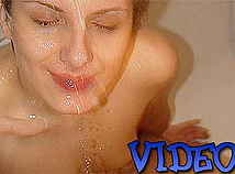 Blonde Babe Gets Drenched In A Cum And Piss Bath