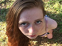 Redhead Teen Pissed On