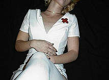 Hot Nurse In White